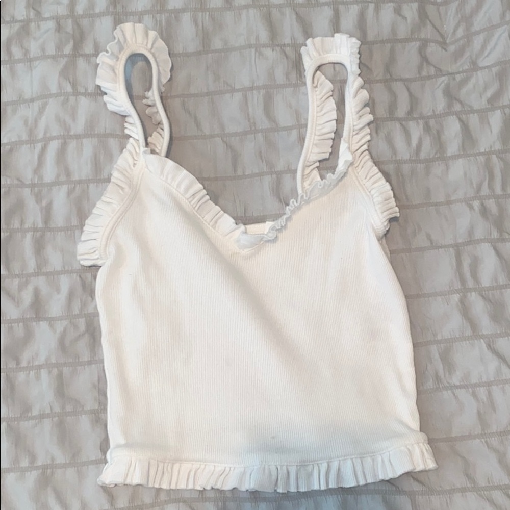 White Crop Top